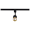 Nuvo 12-Watt LED Small Cylindrical Track Head - 3000K - Matte Black and Brushed Brass Finish TH647 - alternate 6
